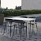 Cosco Novogratz Poolside Collection, Felix Stacking Dining Chairs, Indoor/Outdoor, Charcoal 2PK 87818CHC2E - alternate 10